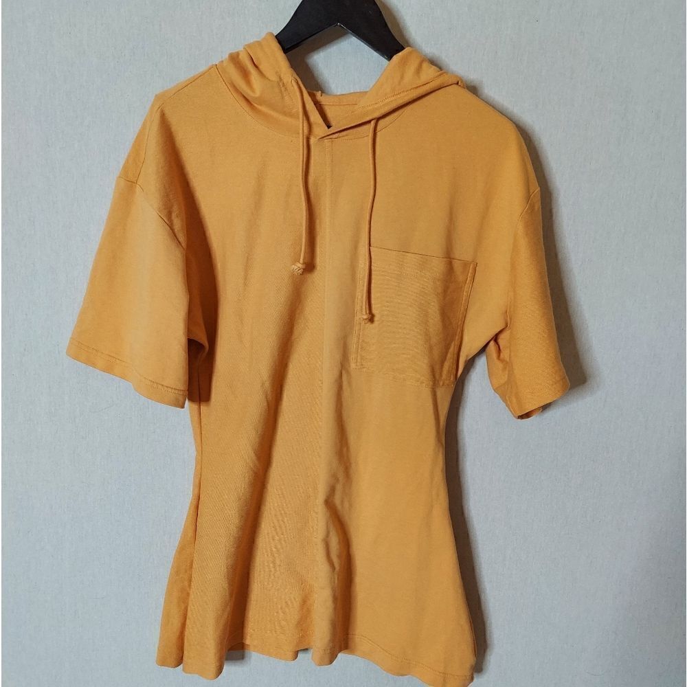 Orginal User Boxy short sleeve hoodie tunic‎